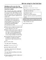 Preview for 37 page of Miele 30" Dual Fuel Range Operating Instructions Manual