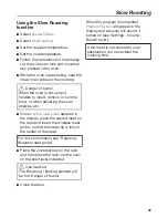 Preview for 89 page of Miele 30" Dual Fuel Range Operating Instructions Manual