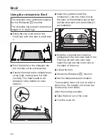 Preview for 94 page of Miele 30" Dual Fuel Range Operating Instructions Manual