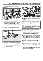 Preview for 5 page of Miele 4002515810071 Side-By-Side Installation