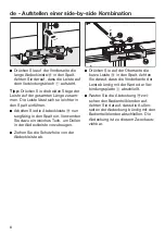 Preview for 8 page of Miele 4002515810071 Side-By-Side Installation