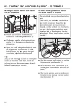 Preview for 54 page of Miele 4002515810071 Side-By-Side Installation