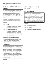 Preview for 72 page of Miele 4002516488002 Operating Instructions Manual