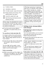 Preview for 41 page of Miele 41CRP331CE Operating Instructions Manual