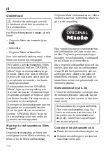 Preview for 114 page of Miele 41CRP331CE Operating Instructions Manual