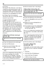 Preview for 116 page of Miele 41CRP331CE Operating Instructions Manual