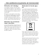 Preview for 3 page of Miele 5 (French) Mode D'Emploi