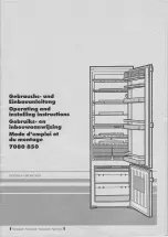 Preview for 1 page of Miele 7080 850 Operating And Installing Instructions