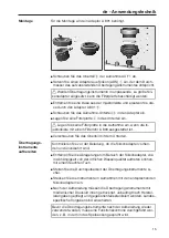 Preview for 15 page of Miele A 105/1 Operating Instructions Manual