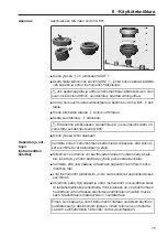 Preview for 75 page of Miele A 105/1 Operating Instructions Manual