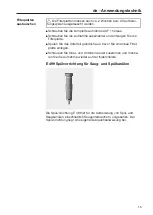 Preview for 15 page of Miele A 105 Operating Instructions Manual