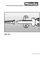Preview for 1 page of Miele AB 45 Installation Instructions Manual