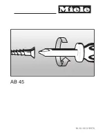 Miele AB 45 Installation Instructions Manual preview