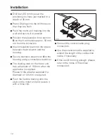 Предварительный просмотр 12 страницы Miele ABLG 202 Operating And Installation Instructions