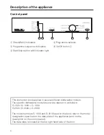 Preview for 6 page of Miele ADVANTA SERIES G 2020 Operating Instructions Manual