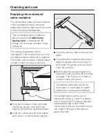 Предварительный просмотр 22 страницы Miele Allerdry T 4464 C Operating Instructions Manual