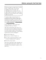 Preview for 11 page of Miele Allerwash W 3574 WPS Operating Instructions Manual