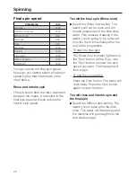 Preview for 20 page of Miele Allerwash W 3574 WPS Operating Instructions Manual