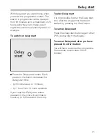 Preview for 21 page of Miele Allerwash W 3574 WPS Operating Instructions Manual