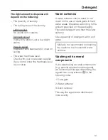 Preview for 31 page of Miele Allerwash W 3574 WPS Operating Instructions Manual