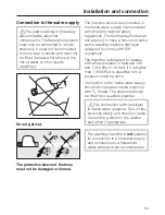 Preview for 53 page of Miele Allerwash W 3574 WPS Operating Instructions Manual