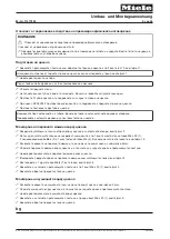 Preview for 9 page of Miele APCL WOD Fitting Instructions Manual