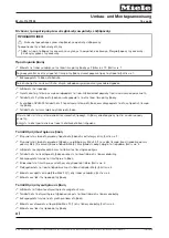 Preview for 15 page of Miele APCL WOD Fitting Instructions Manual