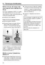 Предварительный просмотр 28 страницы Miele APFD 210 Operating Instructions Manual