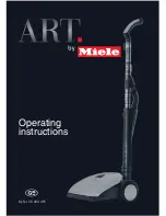 Miele ART Operating Instructions Manual preview