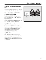 Предварительный просмотр 25 страницы Miele ART Operating Instructions Manual