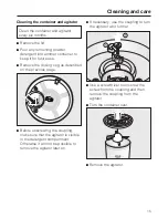 Preview for 15 page of Miele AWD 10 Operating Instructions Manual