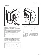 Preview for 9 page of Miele AWG 102 Operating And Installation Manual