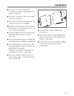 Preview for 13 page of Miele AWG 102 Operating And Installation Manual