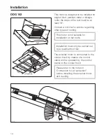 Preview for 14 page of Miele AWG 102 Operating And Installation Manual