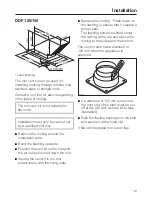 Preview for 19 page of Miele AWG 102 Operating And Installation Manual