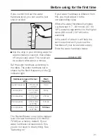 Предварительный просмотр 21 страницы Miele B 1312 Operating Instructions Manual