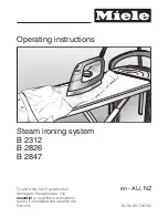 Miele B 2312 Operating Instructions Manual preview