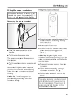 Preview for 29 page of Miele B 3312 Operating Instructions Manual