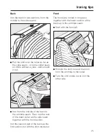 Предварительный просмотр 25 страницы Miele B 895 D Operating Instructions Manual