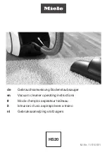 Miele Boost CX1 Active Operating Instructions Manual preview