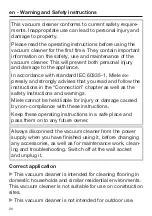 Предварительный просмотр 26 страницы Miele Boost CX1 PowerLine Operating Instructions Manual