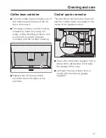 Preview for 57 page of Miele Built-in coffee machine Operating And Installation Instructions