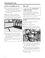 Preview for 58 page of Miele Built-in coffee machine Operating And Installation Instructions