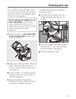 Preview for 59 page of Miele Built-in coffee machine Operating And Installation Instructions