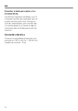 Preview for 72 page of Miele C3 Alize Operating Instructions Manual