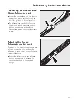 Preview for 11 page of Miele Capricorn S5980 Operating Instructions Manual