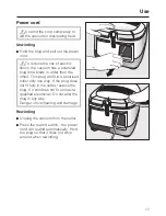 Preview for 17 page of Miele Capricorn S5980 Operating Instructions Manual