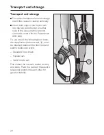 Preview for 22 page of Miele Capricorn S5980 Operating Instructions Manual