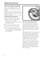 Preview for 24 page of Miele Capricorn S5980 Operating Instructions Manual