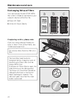 Preview for 28 page of Miele Capricorn S5980 Operating Instructions Manual